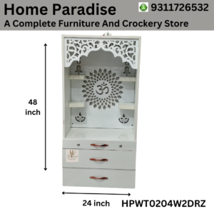 Tower Pooja Wooden Temple For Use 16 X 16 x 72 inch